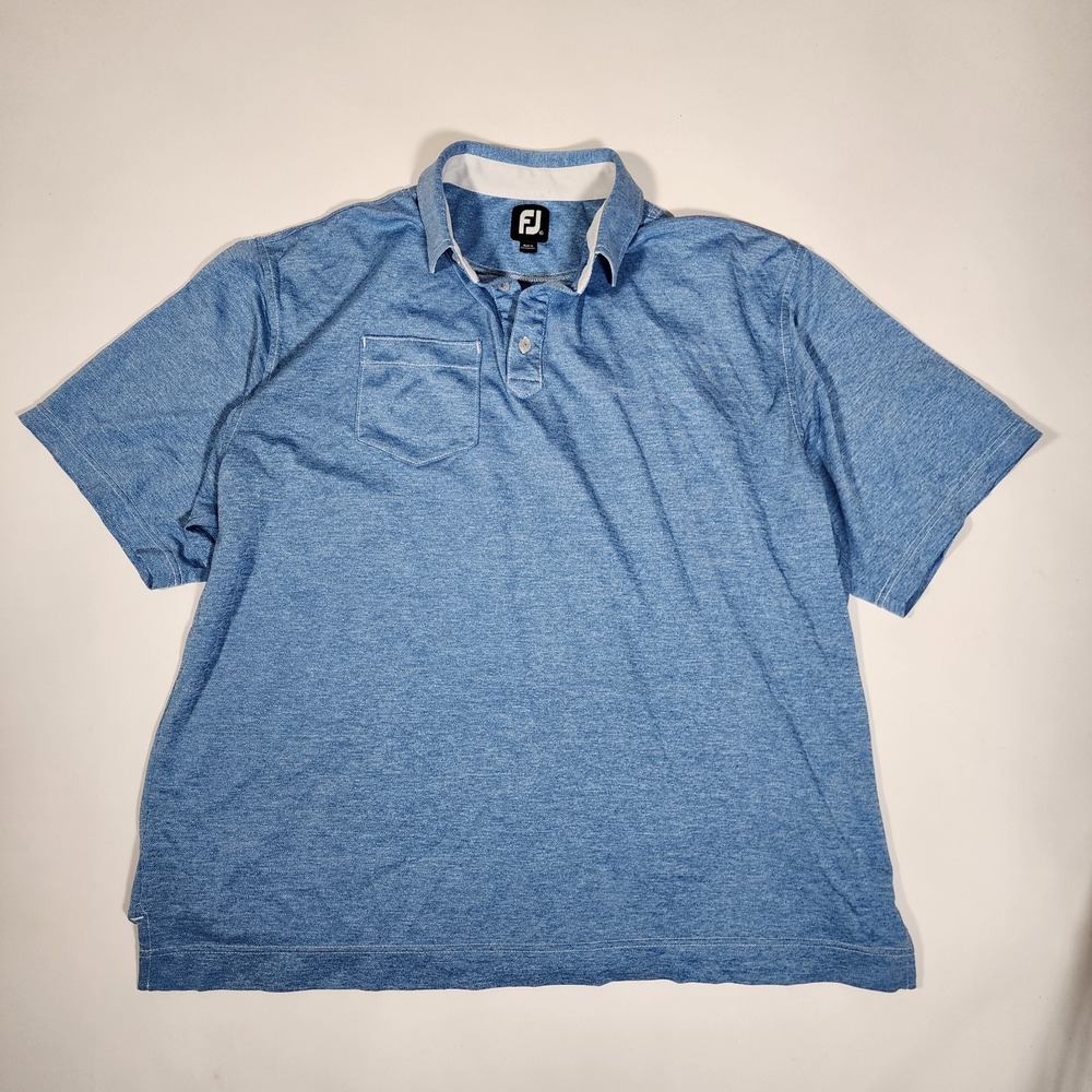 FootJoy Chateau Elan Golf Club Short Sleeve Polo Front Pocket Men's (XL) - Picture 1 of 9